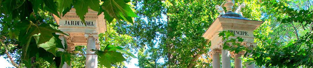 Acceso al Jardín del Prícipe en Aranjuez